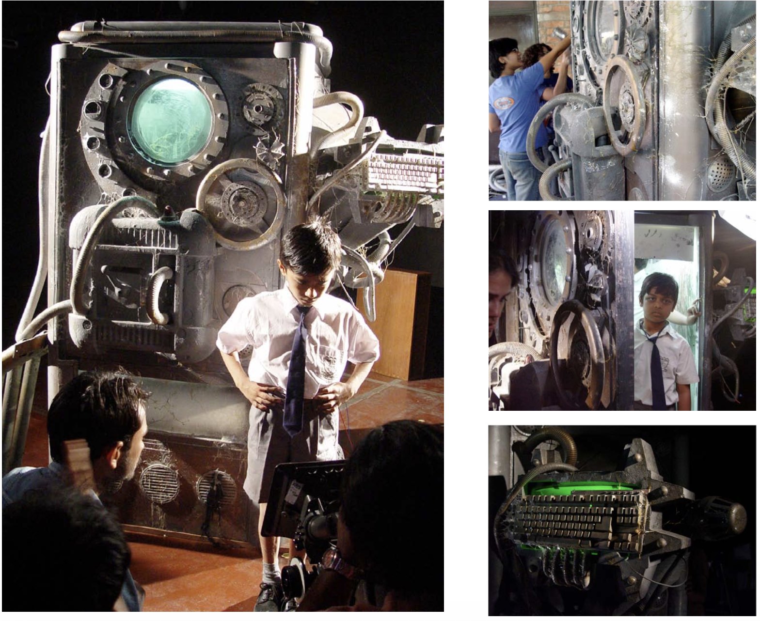 NID: scenography, a set built for a short film