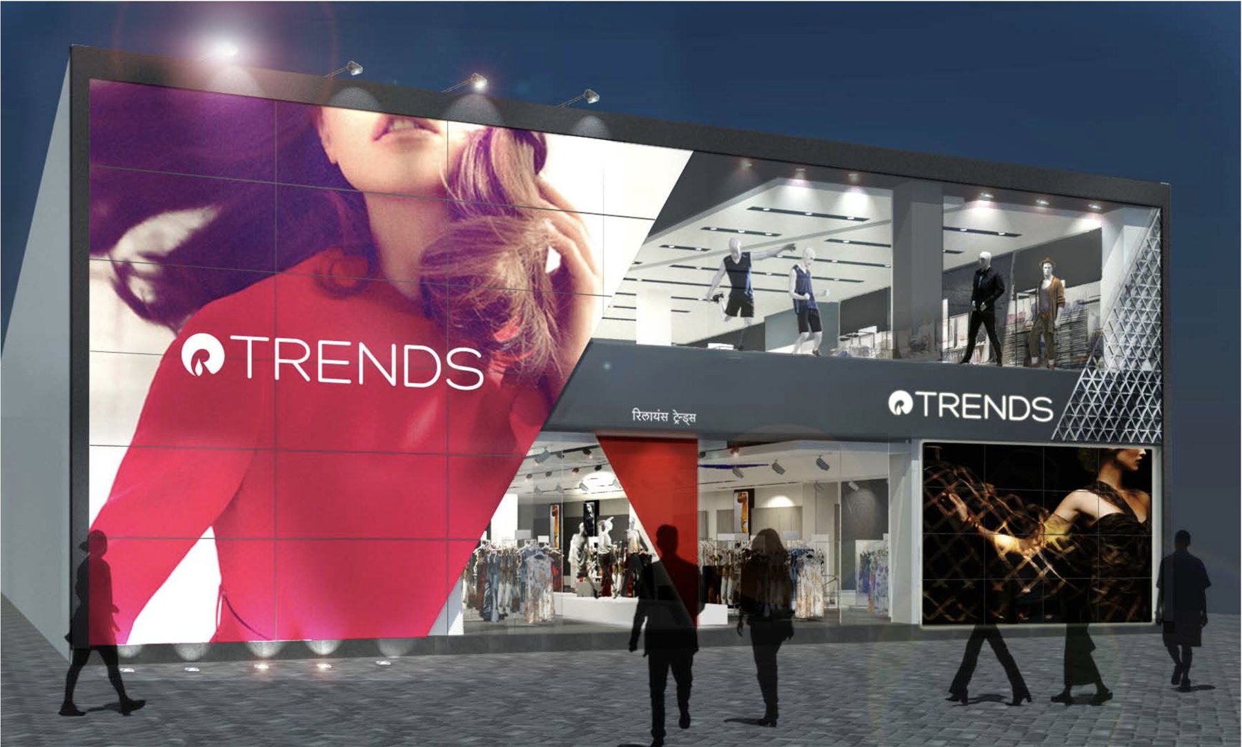 Reliance Trends storefront concept