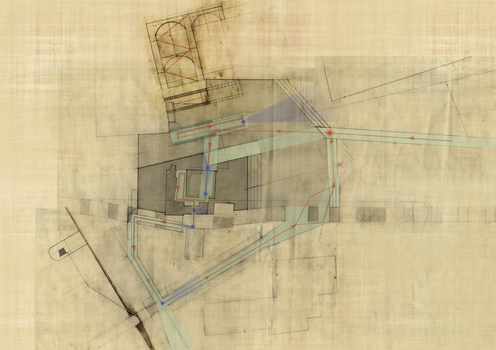 RISD: Site plan: circulation study